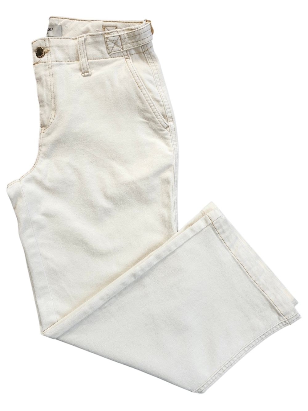 Liverpool Los Angeles Cream Wide Leg Pants Women’s Size 4